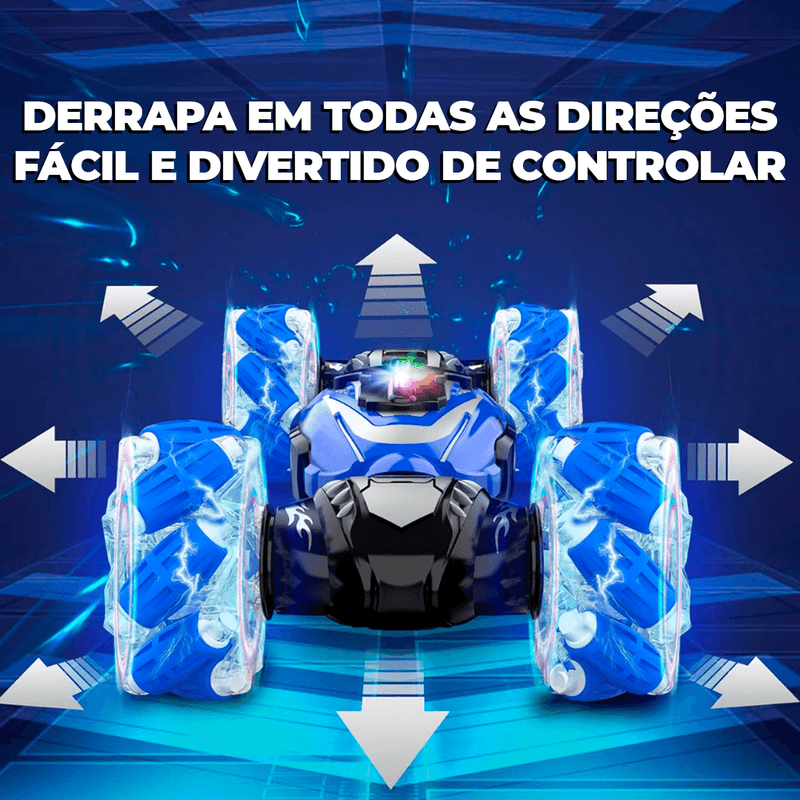 Carrinho de Controle Remoto Acrobatico com Sensor de Gestos de Mão