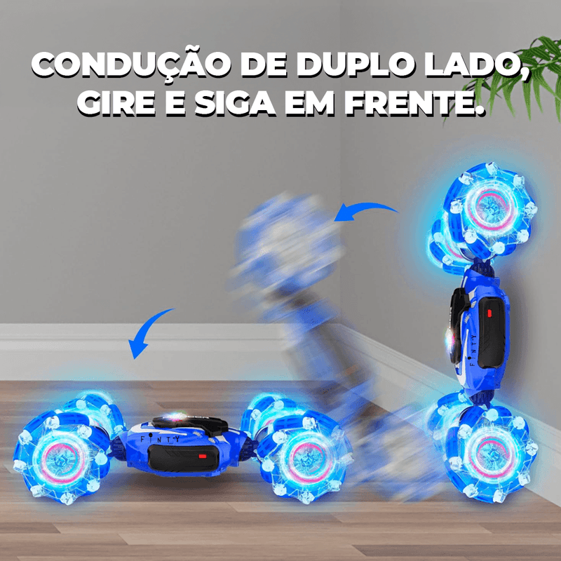 Carrinho de Controle Remoto Acrobatico com Sensor de Gestos de Mão