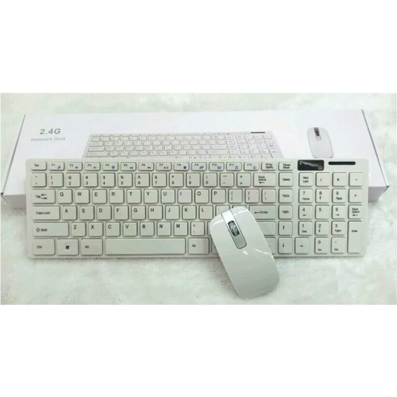 Kit Teclado E Mouse Sem Fio Wireless 2.4ghz 3200dpi Óptico K-06