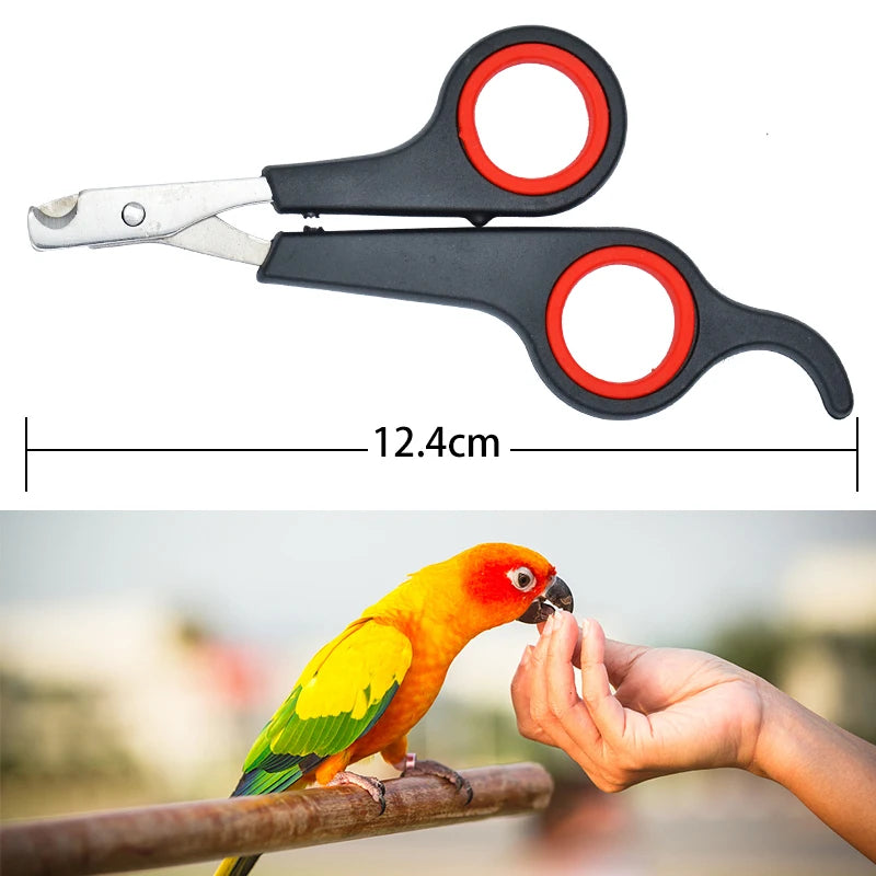 Pet Nail Clippers Cutter Parrot Nail Trimmer Scissors for Dogs Cats Birds Guinea Pig Animal Claws Paw Cutter Bird Parrot Shear