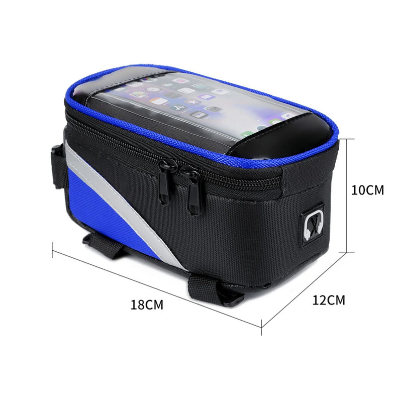 Bicycle Bag Waterproof Touch Screen Cycling Bag Top Frame Tube Bag MTB Road Bike Bag Phone Case Bike Accessories