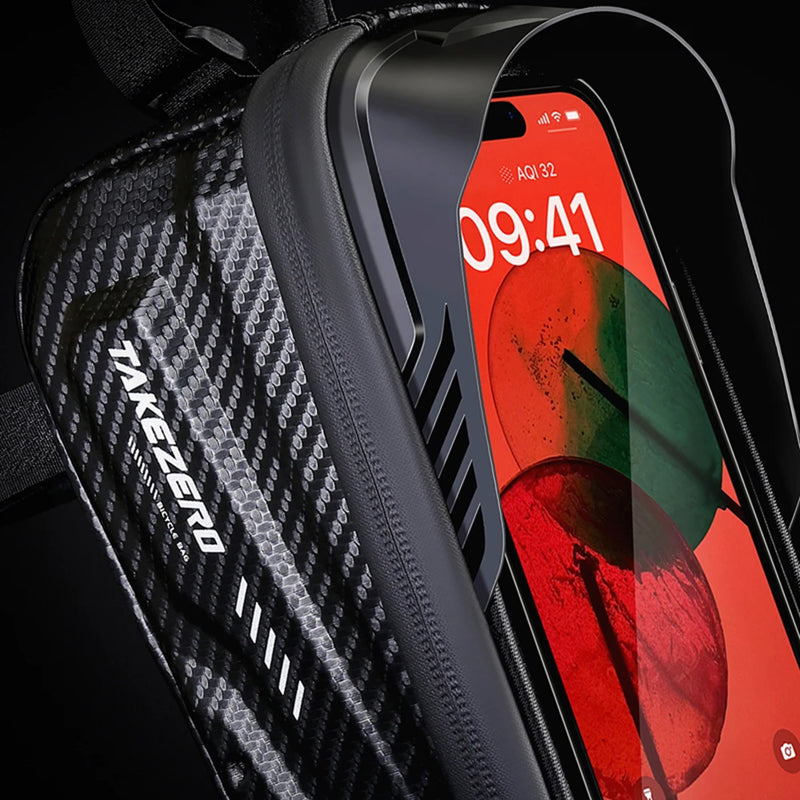 Bicycle Bag Waterproof Touch Screen Cycling Bag Top Frame Tube Bag MTB Road Bike Bag Phone Case Bike Accessories