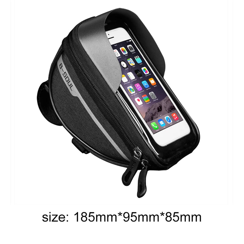 Bicycle Bag Waterproof Touch Screen Cycling Bag Top Frame Tube Bag MTB Road Bike Bag Phone Case Bike Accessories