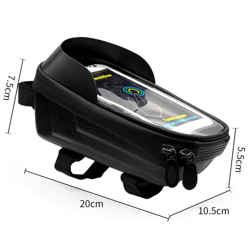 Bicycle Bag Waterproof Touch Screen Cycling Bag Top Frame Tube Bag MTB Road Bike Bag Phone Case Bike Accessories