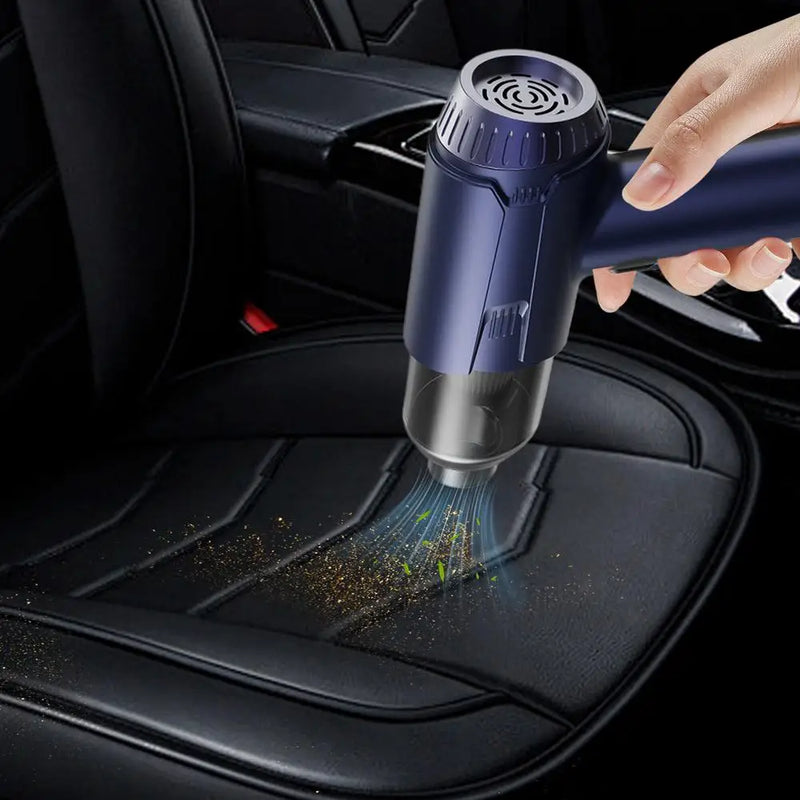 Handheld Car Air Vacuum Compact Air Vacuum Air Duster Powerful Suction Car Vacuums For Car Pet Hair Mattress Sheet