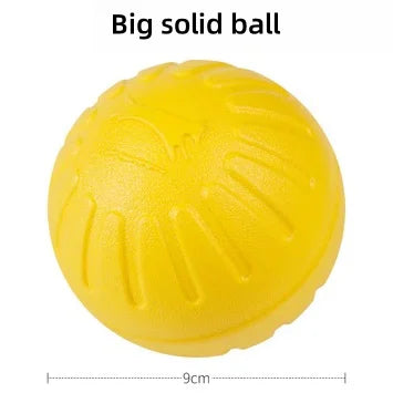 EVA Pet Toy Ball Dog Floating Ball Training Dog Pull Ring Bite Resistant Teething Pet Ball Rope Ball Foam Bite Resistant Dog Toy