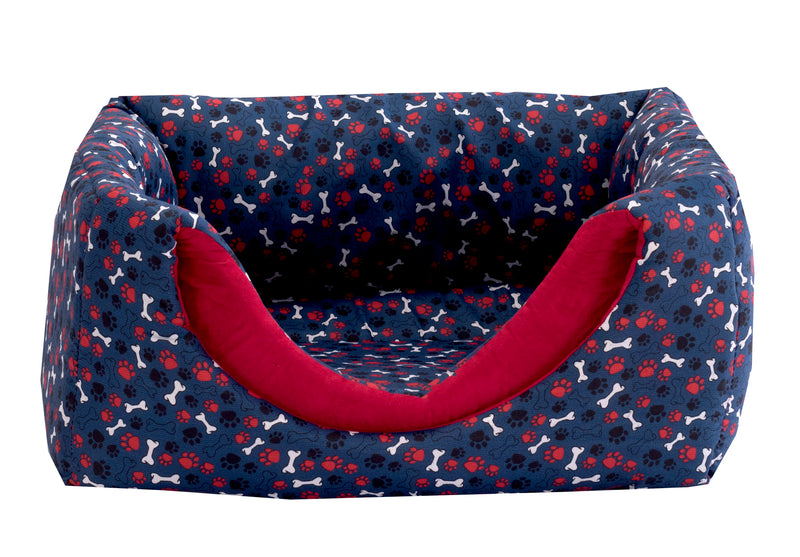 Pet Bed For Dogs And Cats Oca Porte Small Blue Bone