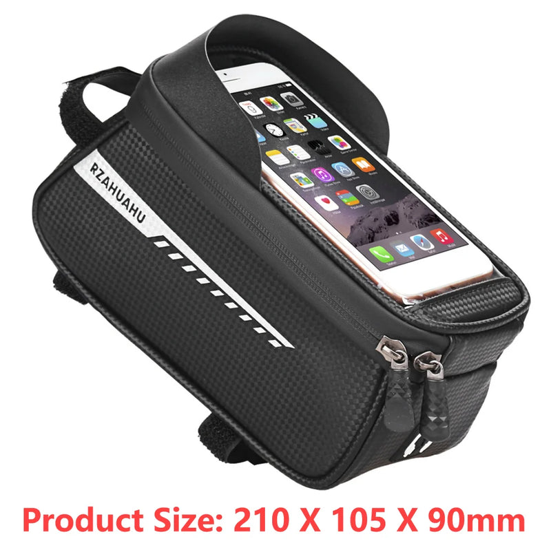 Bicycle Bag Waterproof Touch Screen Cycling Bag Top Frame Tube Bag MTB Road Bike Bag Phone Case Bike Accessories