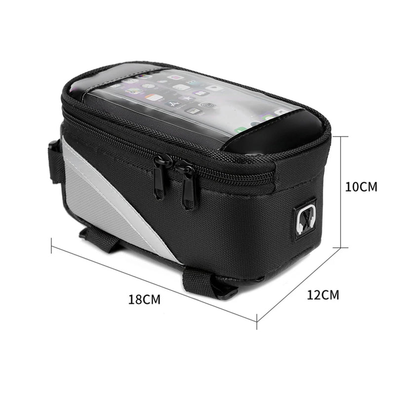 Bicycle Bag Waterproof Touch Screen Cycling Bag Top Frame Tube Bag MTB Road Bike Bag Phone Case Bike Accessories