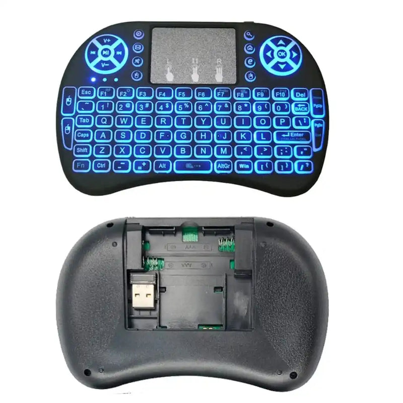 Mini Teclado Controle Sem Fio Para Smart Tv Tv Box Pc