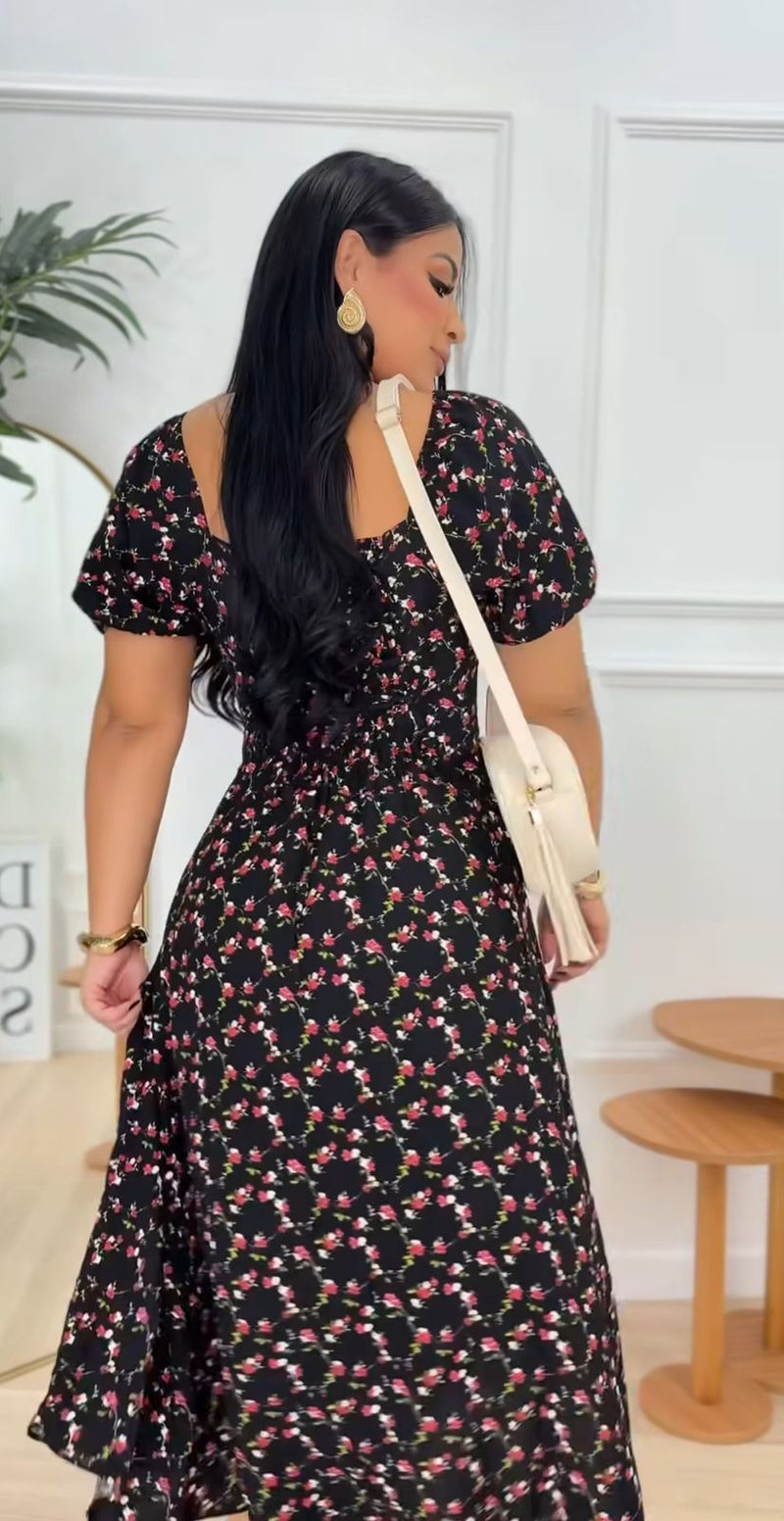 Vestido Midi Floral